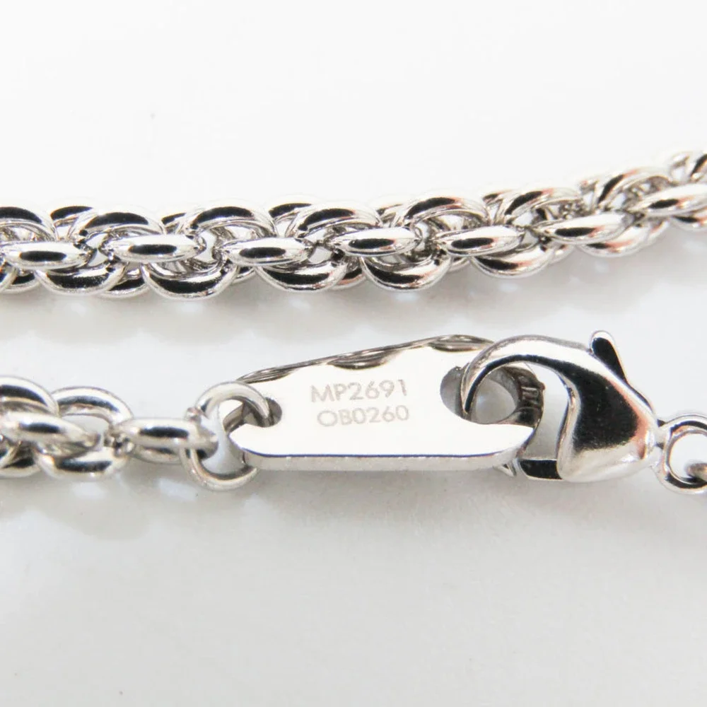 LOUIS VUITTON Silver Necklace - Picture 7 of 9